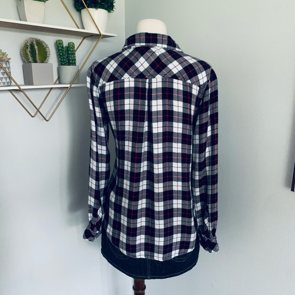 Rails • Hunter Shirt Button Down in Black & White & Red • S • Retail $178 - Picture 11 of 11